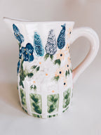 Vintage Floral Pitcher