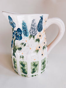 Vintage Floral Pitcher