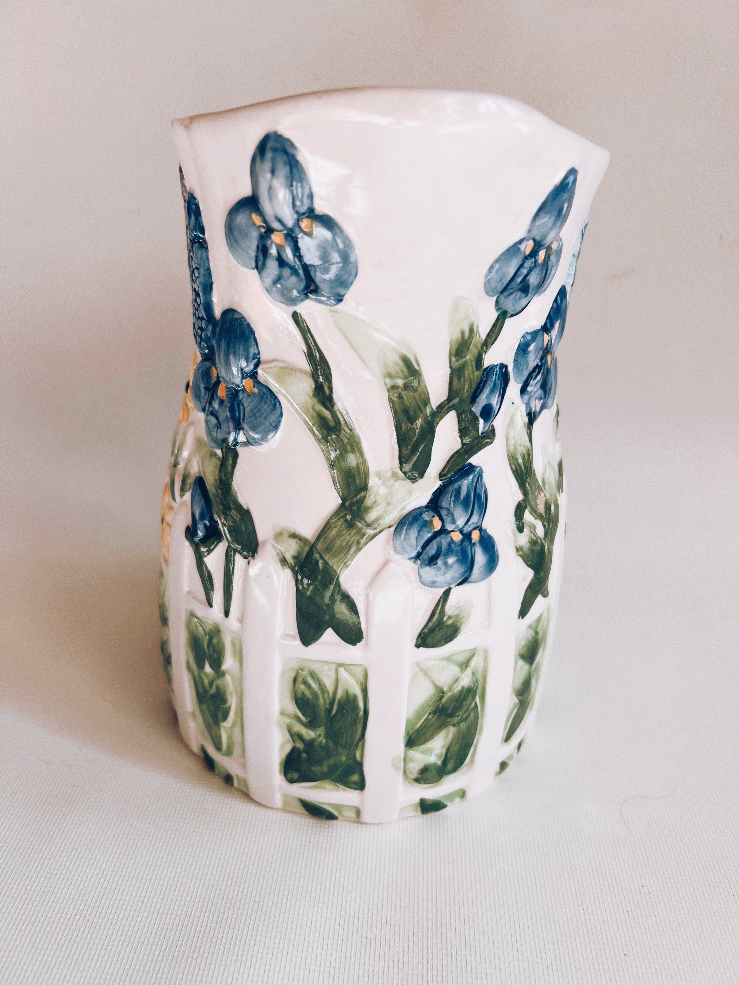 Vintage Floral Pitcher