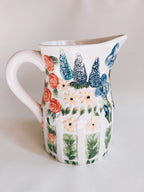 Vintage Floral Pitcher
