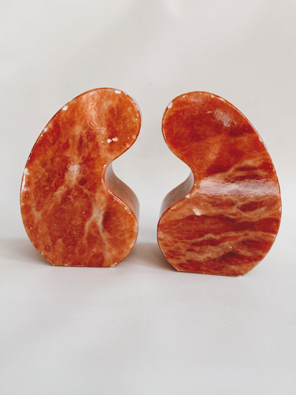 Abstract Stone Bookends