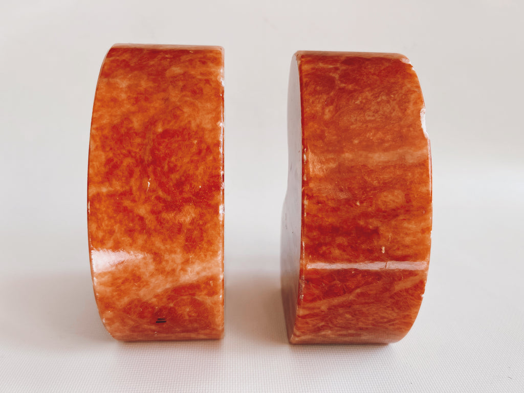 Abstract Stone Bookends