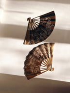 Pair of Wall Hanging Brass Fans