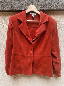 Rust Red Blazer - Size PL