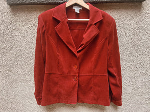 Rust Red Blazer - Size PL