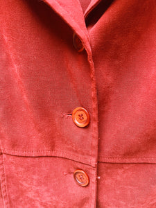 Rust Red Blazer - Size PL