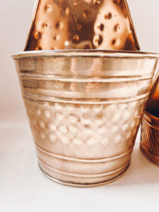 Pair of Wall Hanging Brass Planters