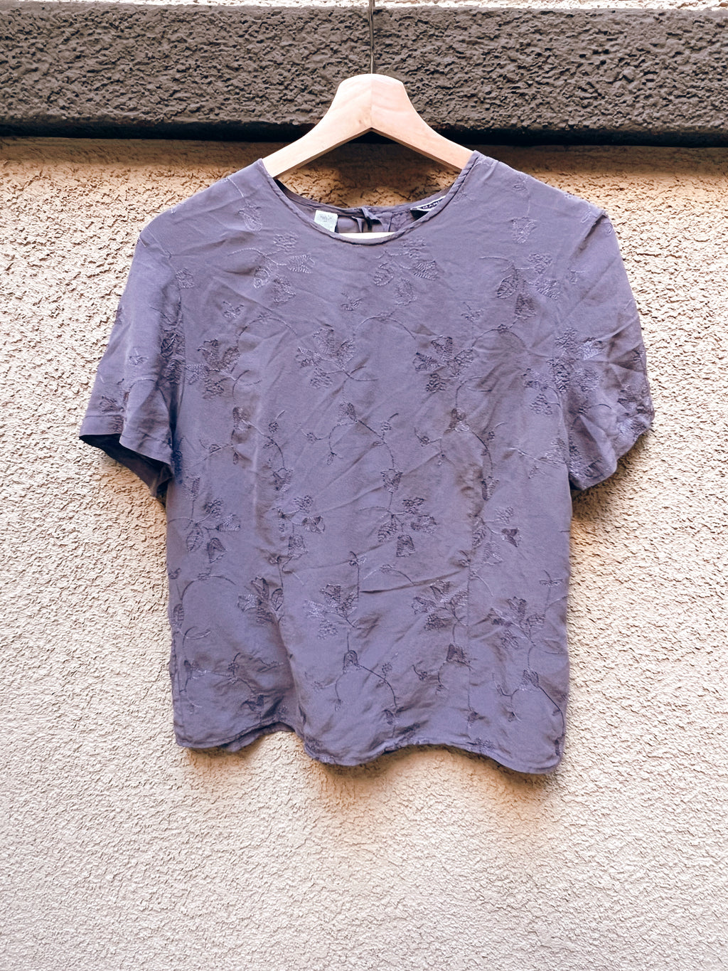 Lilac Silk Blouse - Size M
