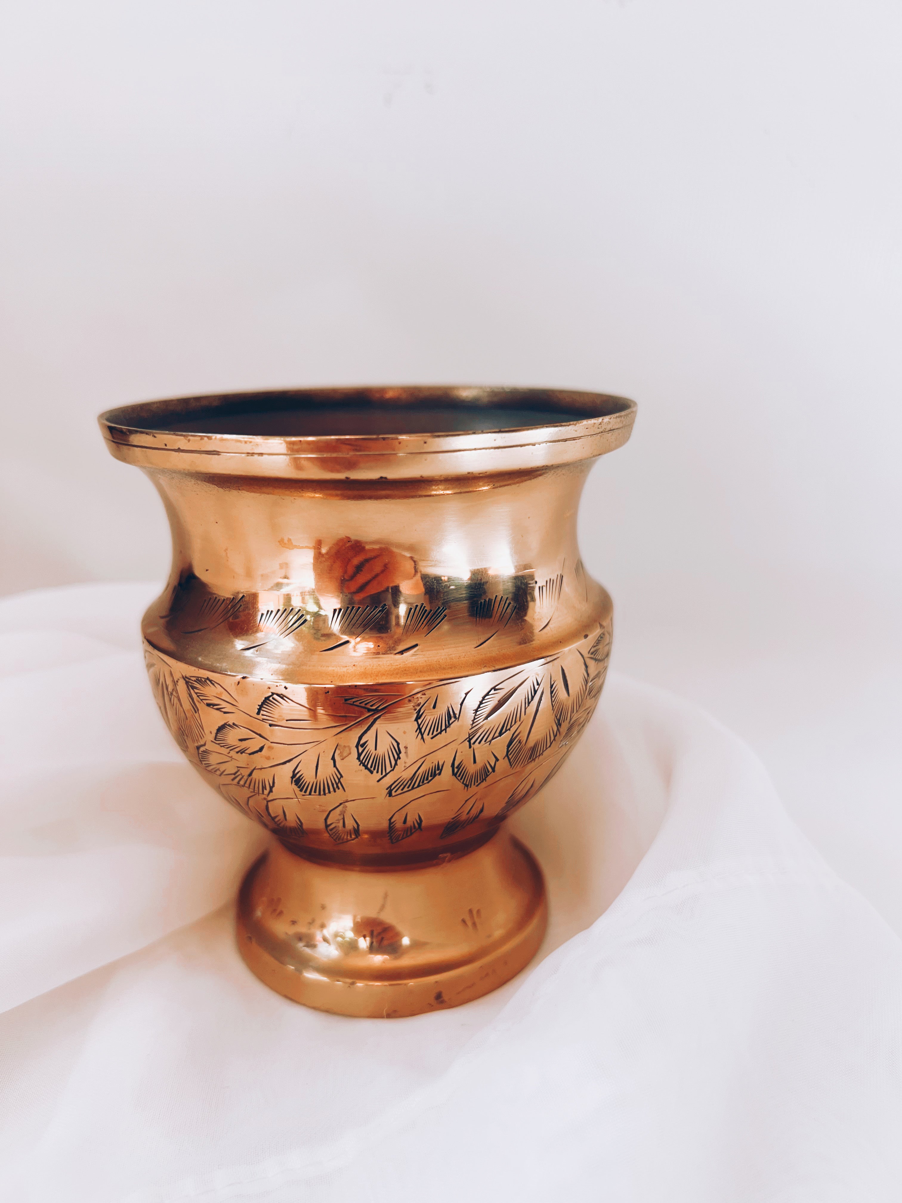 Vintage Brass Vase