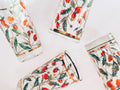 Set of 4 Strawberry Glasses