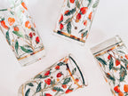 Set of 4 Strawberry Glasses