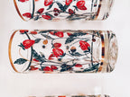 Set of 4 Strawberry Glasses