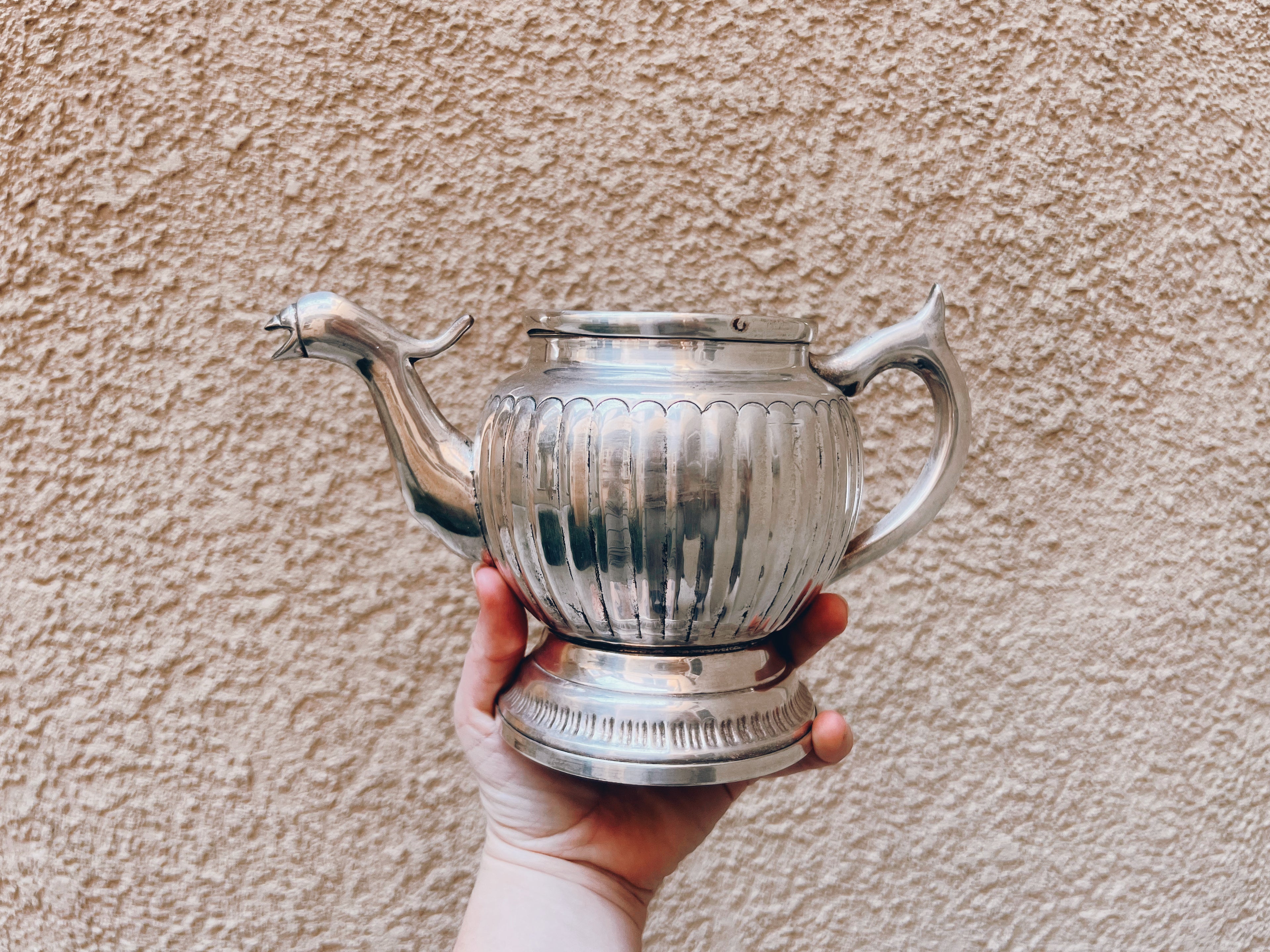 Silver Teapot Wall Hanging
