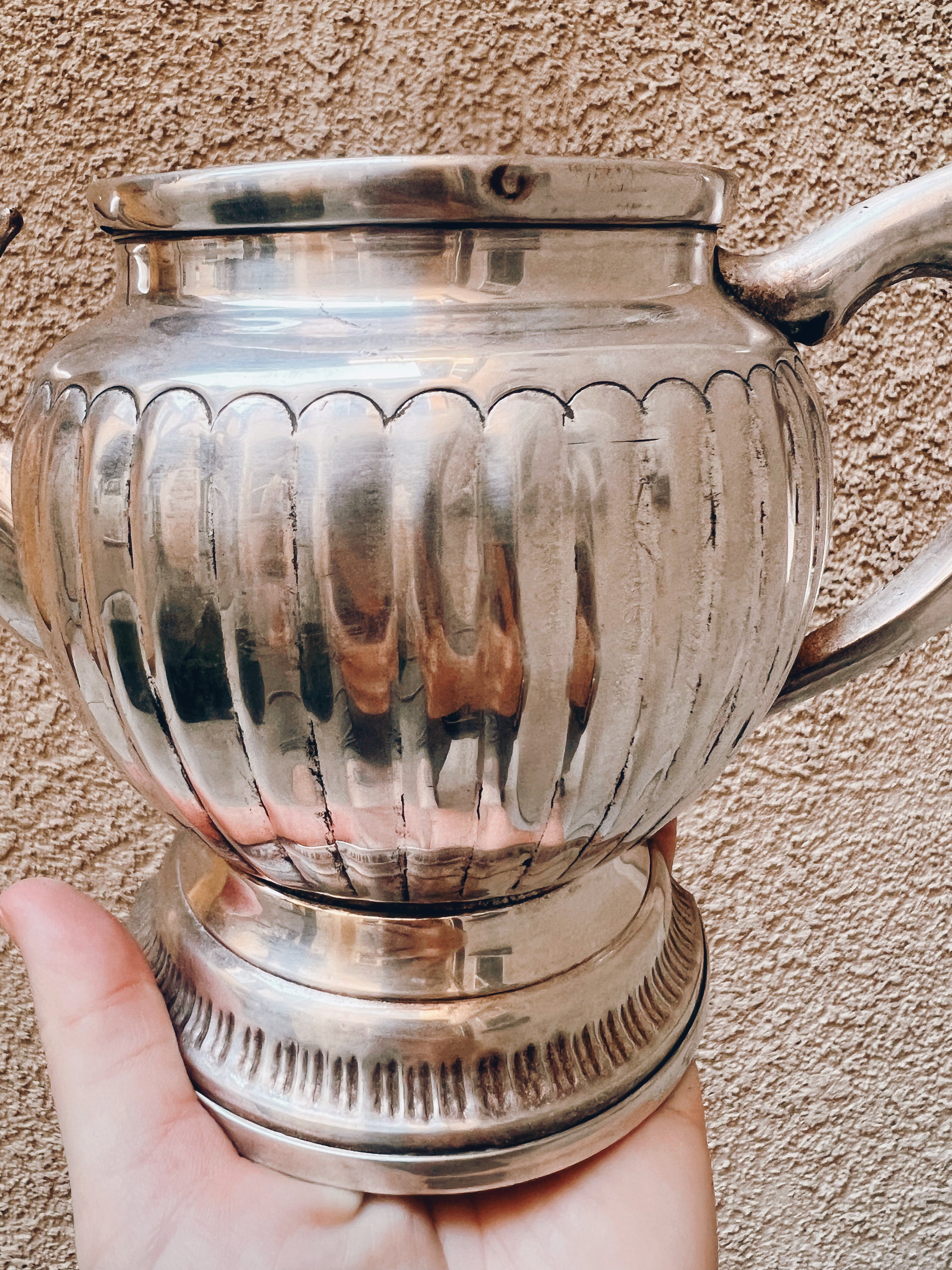 Silver Teapot Wall Hanging