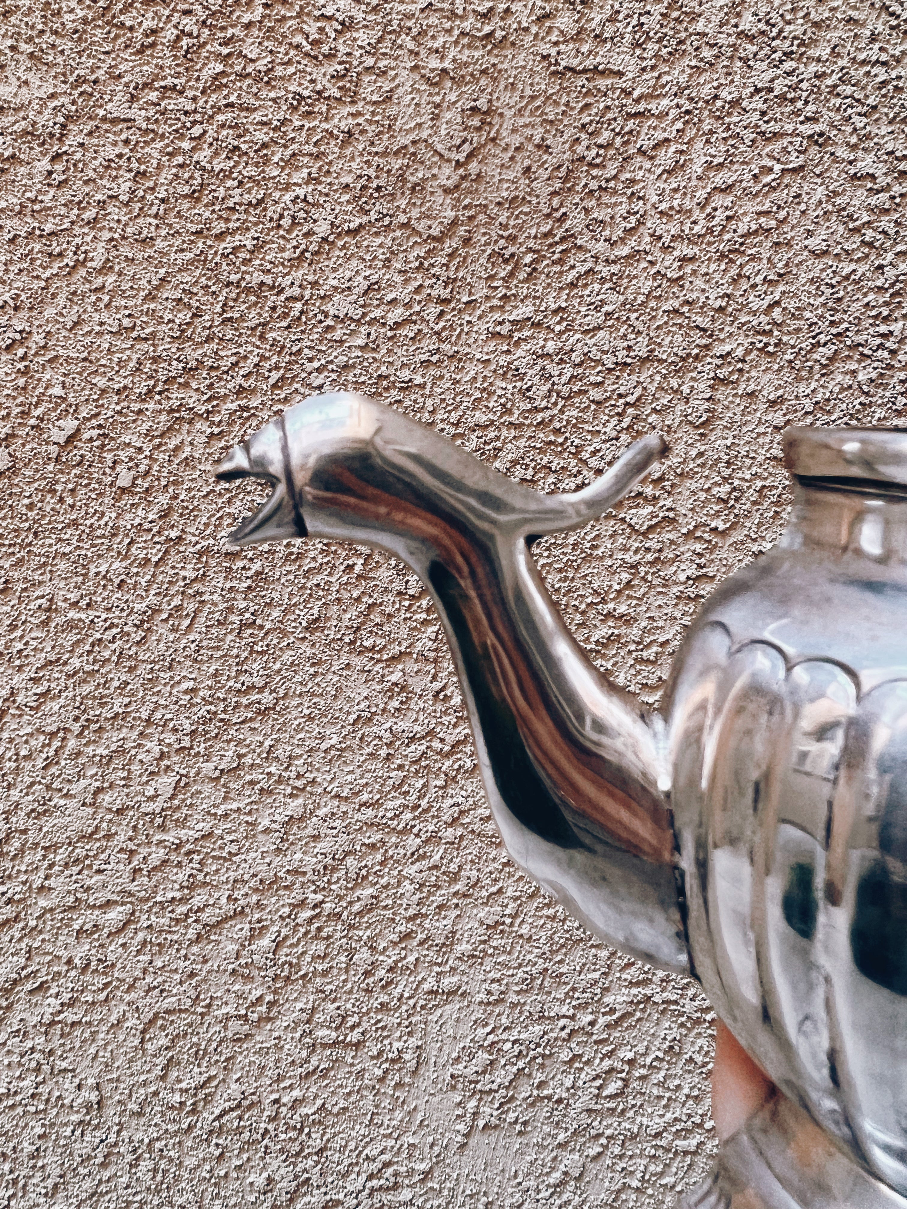 Silver Teapot Wall Hanging