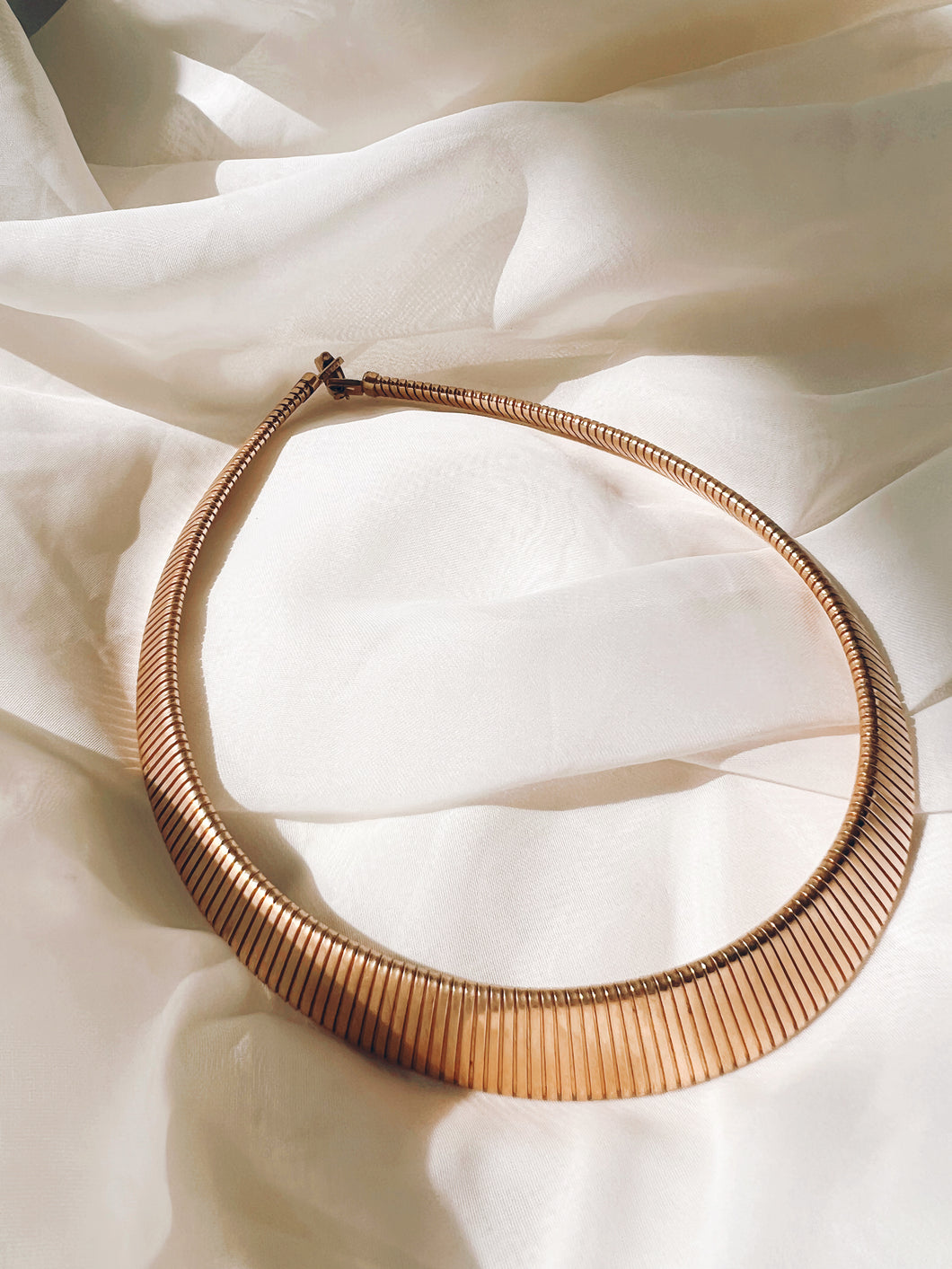 Vintage Gold Collar Necklace