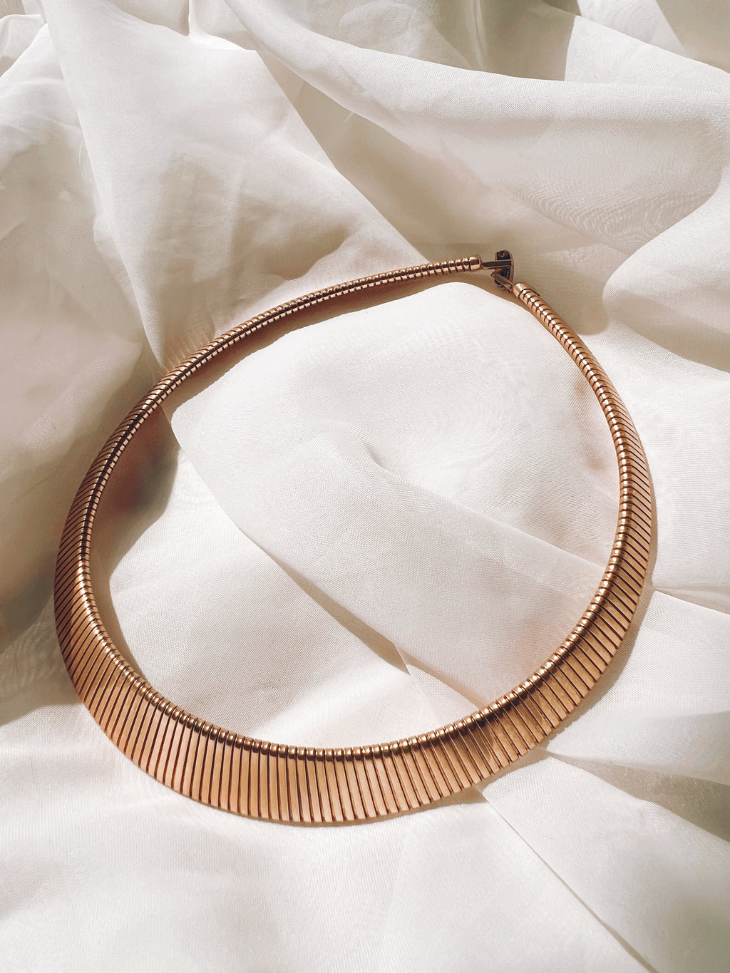 Vintage Gold Collar Necklace