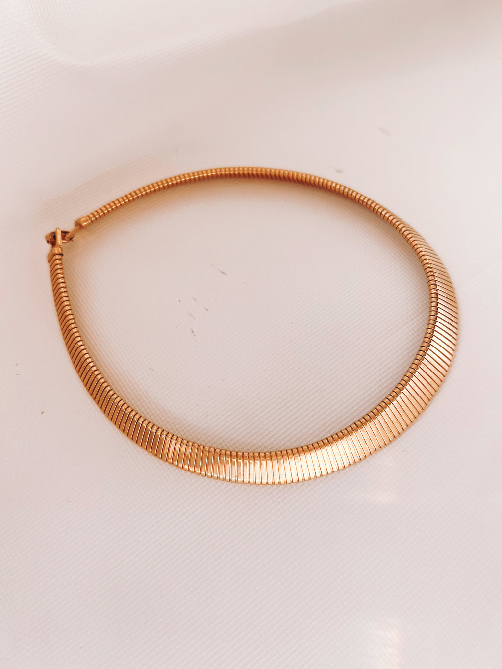Vintage Gold Collar Necklace
