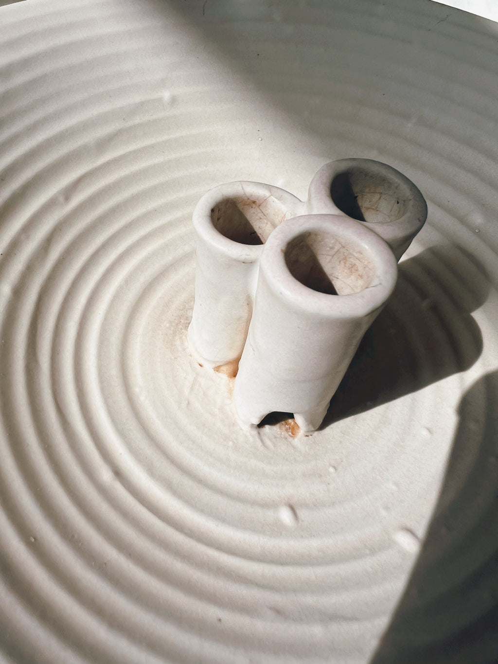 Ivory Ikebana Flower Vase