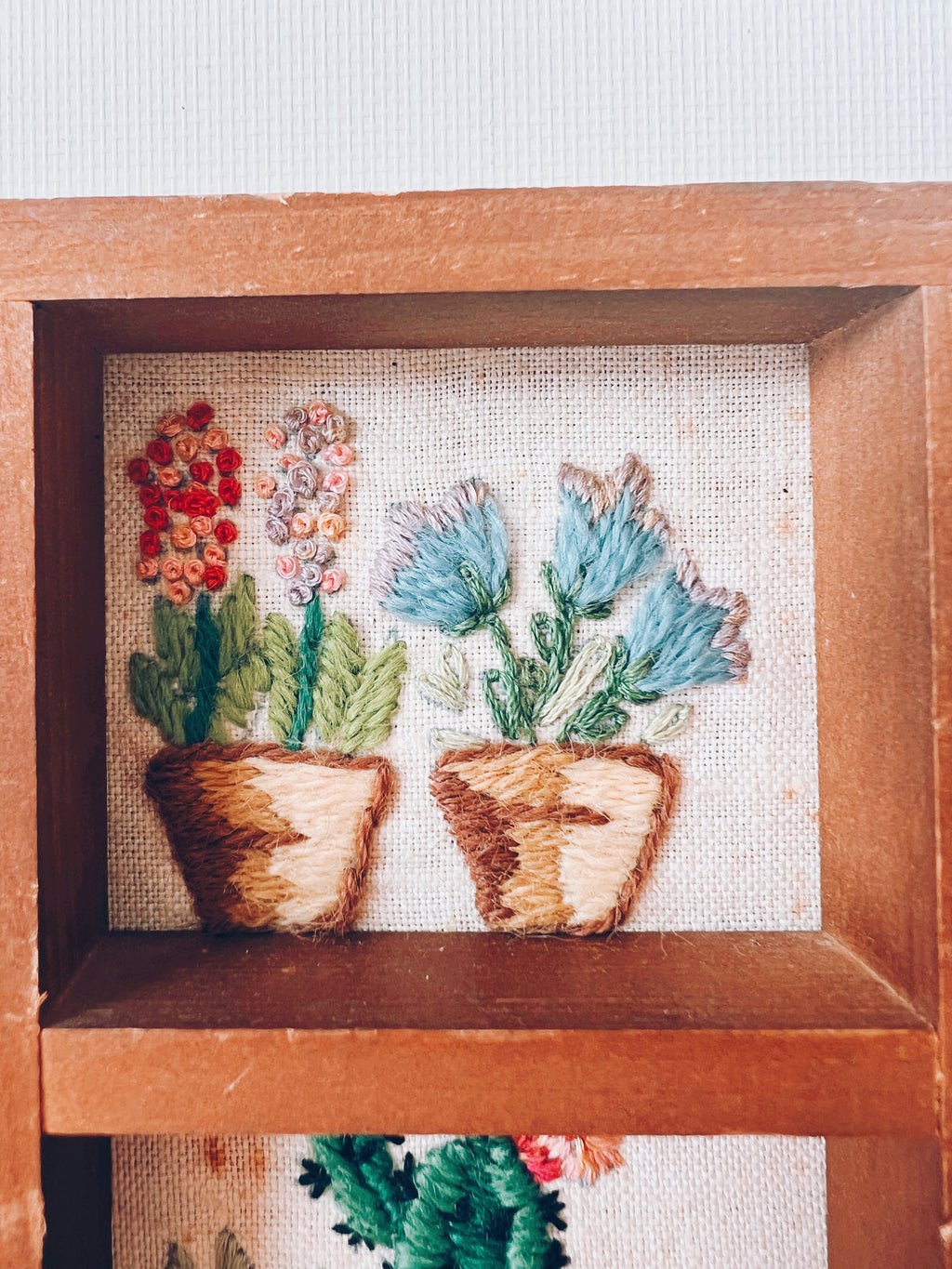Little Houseplant Crewel Wall Hanging