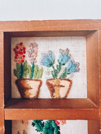 Little Houseplant Crewel Wall Hanging
