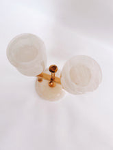 Load image into Gallery viewer, Little Onyx and Brass Candelabra
