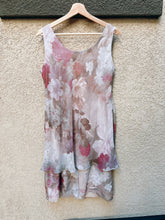 Load image into Gallery viewer, Purple Floral Dress with Matching Cover Up - Size 16
