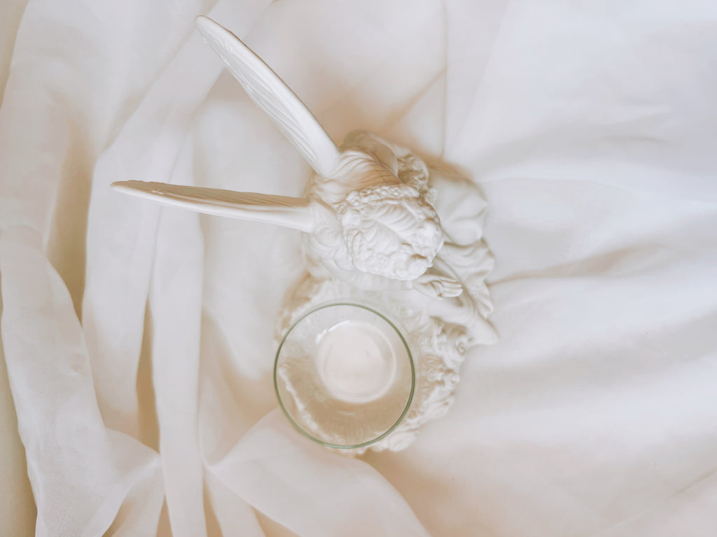 Porcelain Fairy Tea Candle Holder