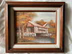 Pair of Framed Fall Paintings