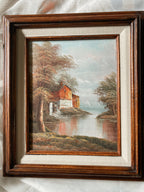 Pair of Framed Fall Paintings