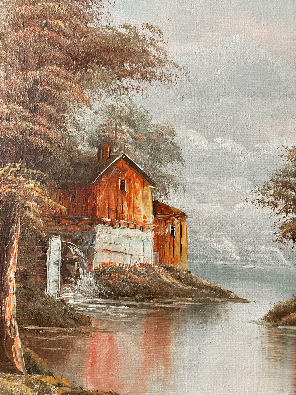 Pair of Framed Fall Paintings