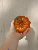 Orange Glass Pumpkin