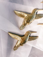 Gold Painted Hummingbirds