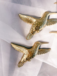 Gold Painted Hummingbirds
