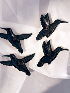 Gold Painted Hummingbirds