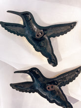 Load image into Gallery viewer, Gold Painted Hummingbirds
