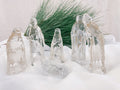 Miniature Glass Nativity Set