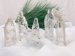 Miniature Glass Nativity Set