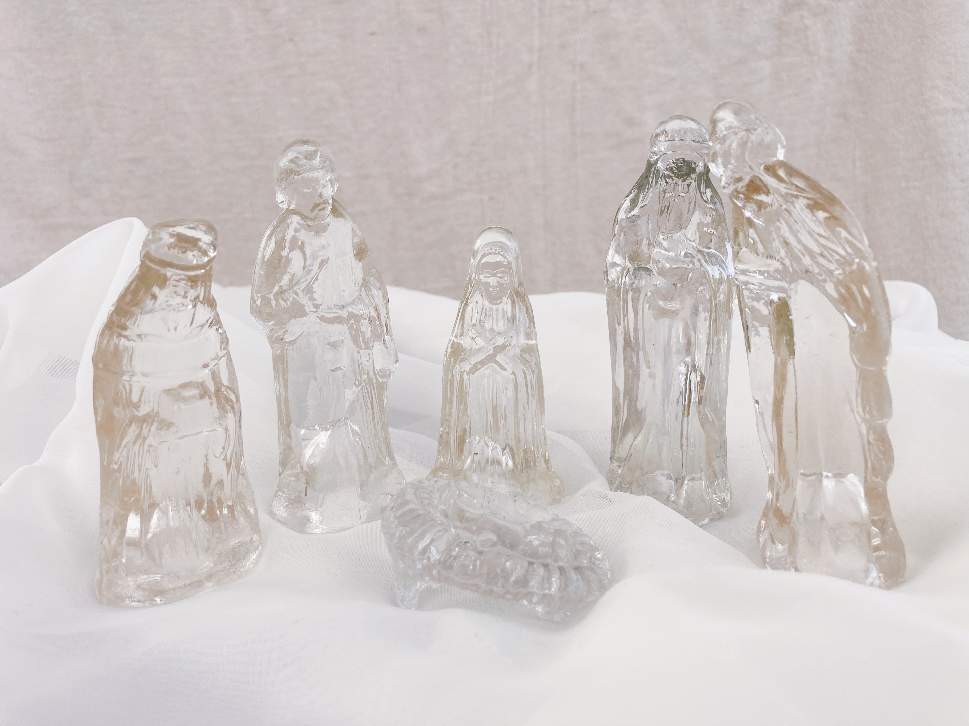 Miniature Glass Nativity Set
