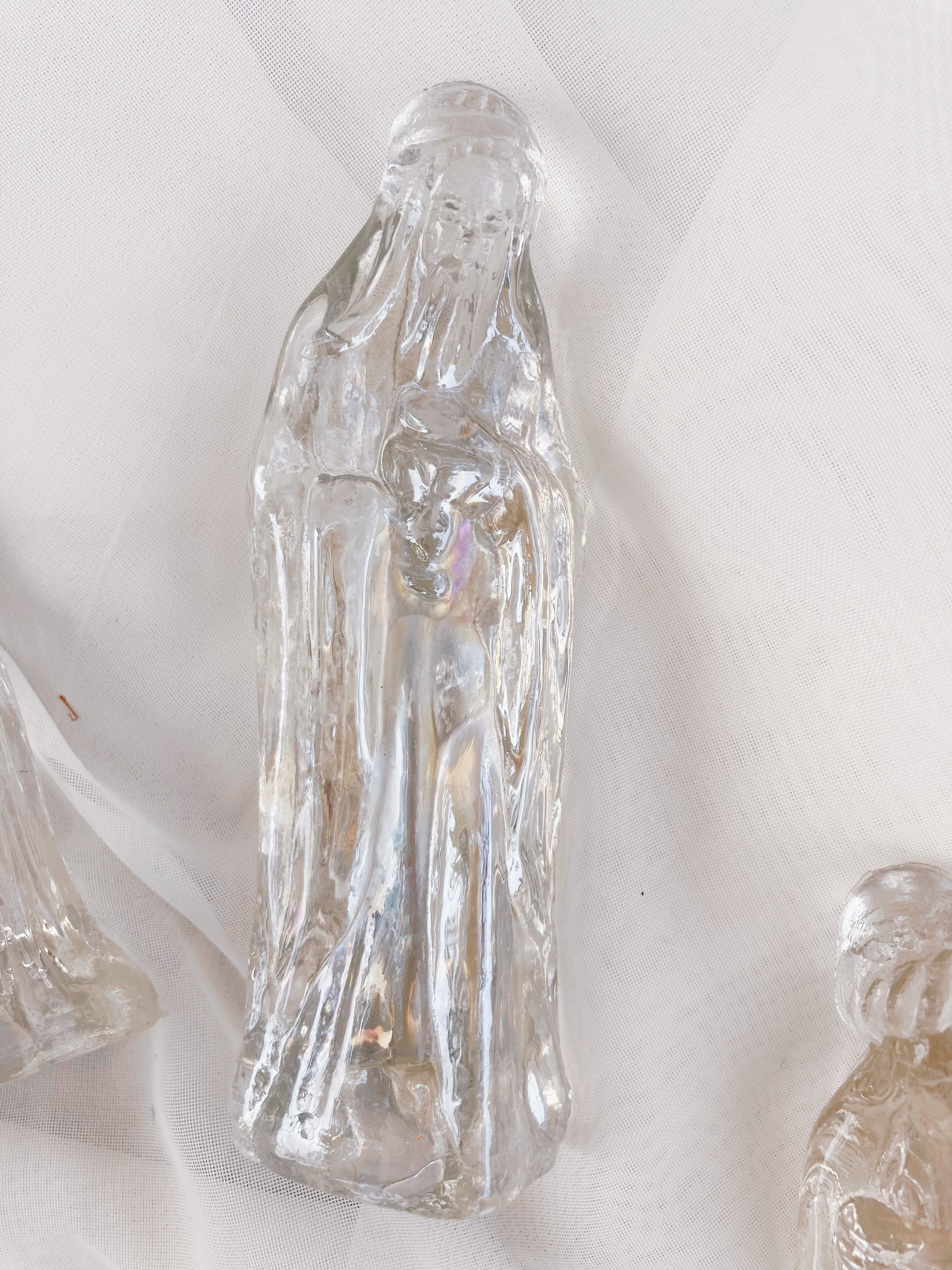 Miniature Glass Nativity Set