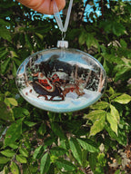 Santa Sleigh Ornament