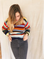 Rainbow Cashmere Sweater