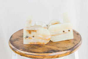 Onyx Cactus Bookends