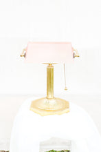 Load image into Gallery viewer, Rare Pink Bankers Lamp
