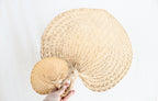 Pair of Raffia Fans