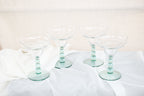Art Deco Margarita Glasses