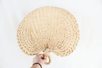 Pair of Raffia Fans
