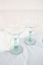 Art Deco Margarita Glasses