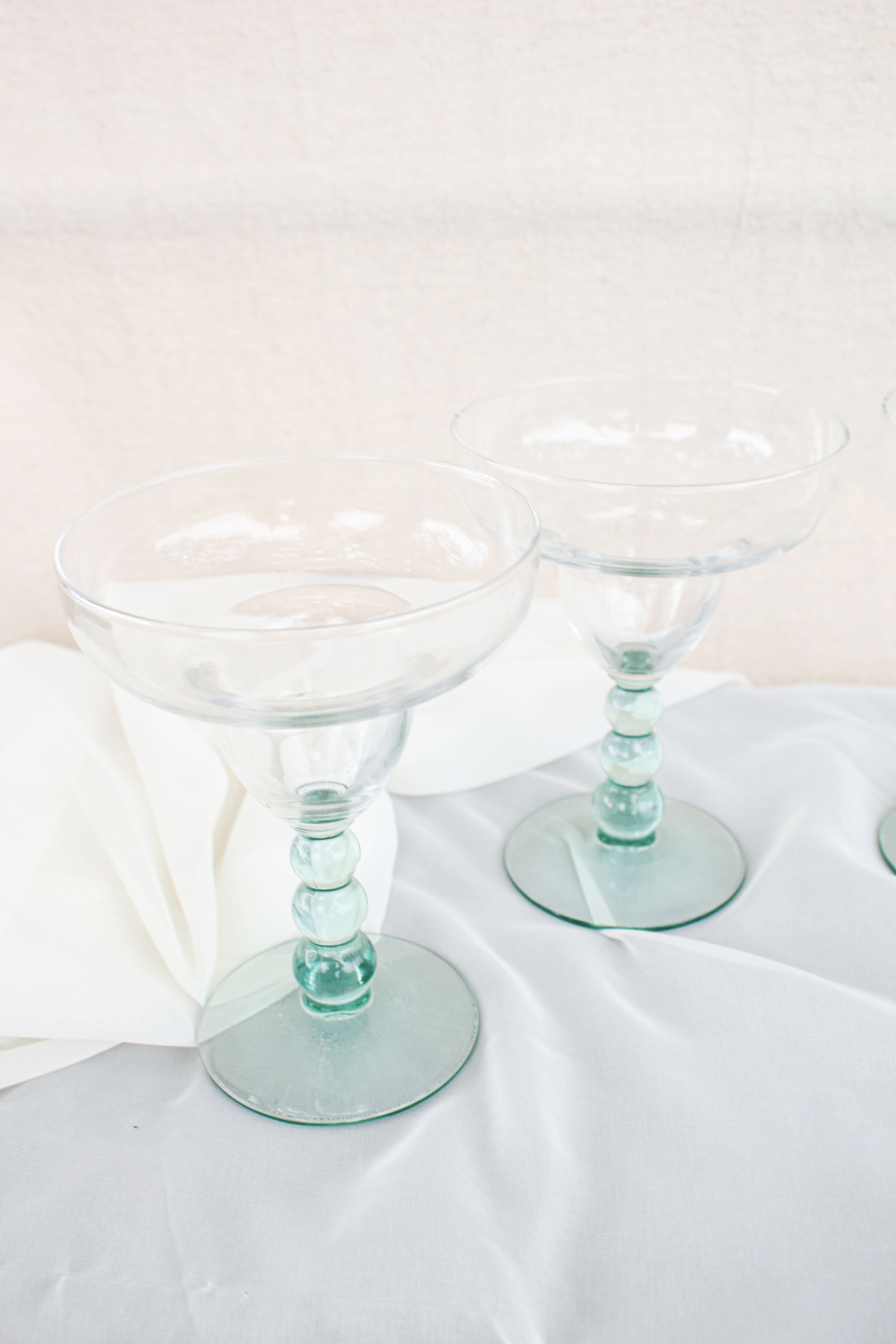 Art Deco Margarita Glasses