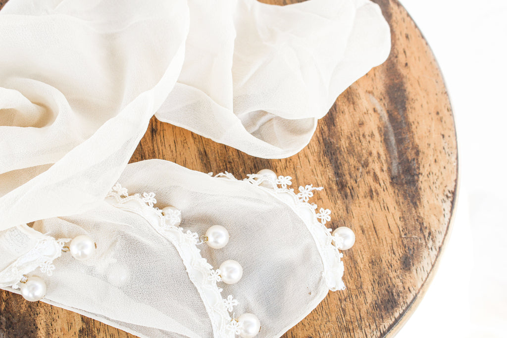 Ivory and Pearl Scarf